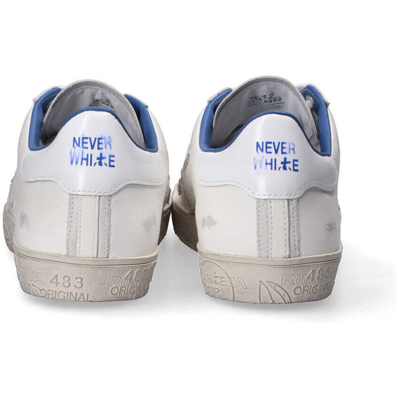 Premiata sneakers Steven Never White bianca
