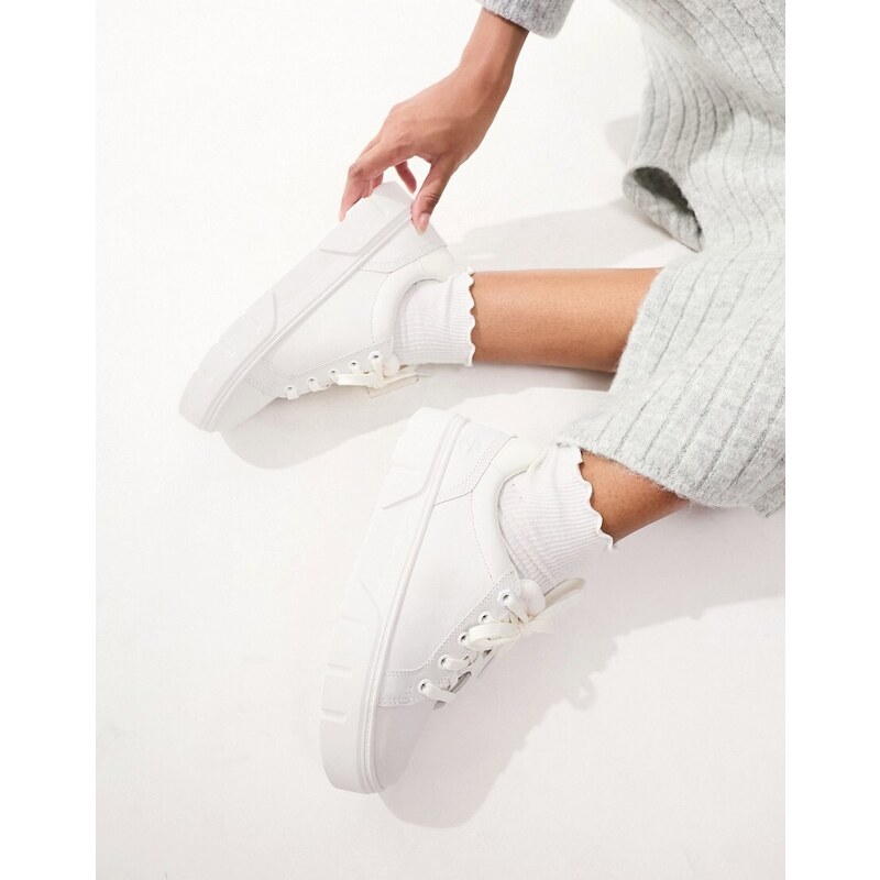Timberland - Laurel - Sneakers stile tennis triplo bianco