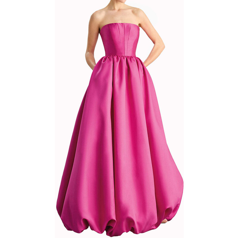 VERA WANG Abito Vieda fucsia