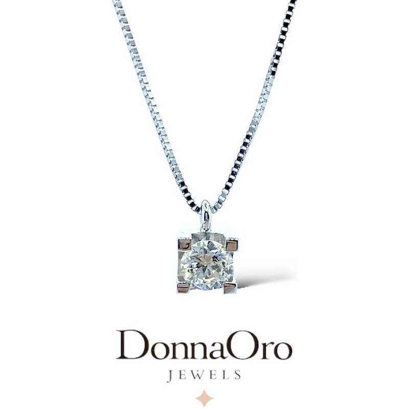 Donnaoro elements Collana Donna Oro Punto Luce DHPL7173.008 collezione Essenza