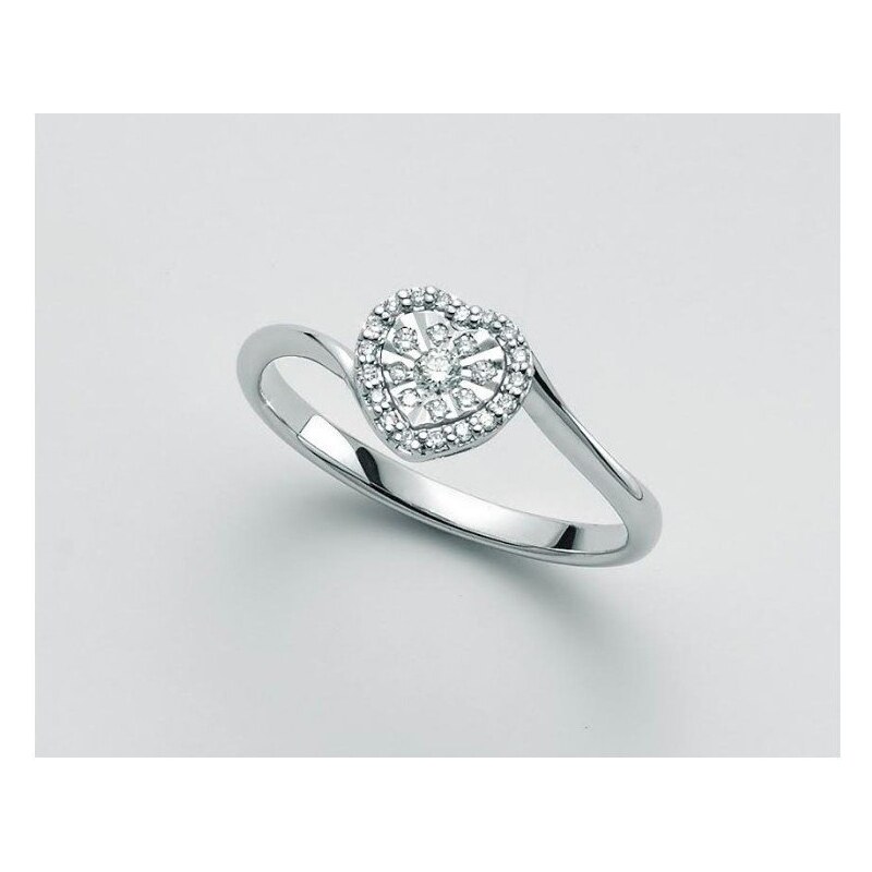 Anello Da Donna In Oro Bianco 18 Kt. Modello A Fascia Con Zirconi Gr. 3,83 - Gioielleria Roma - Foto 7