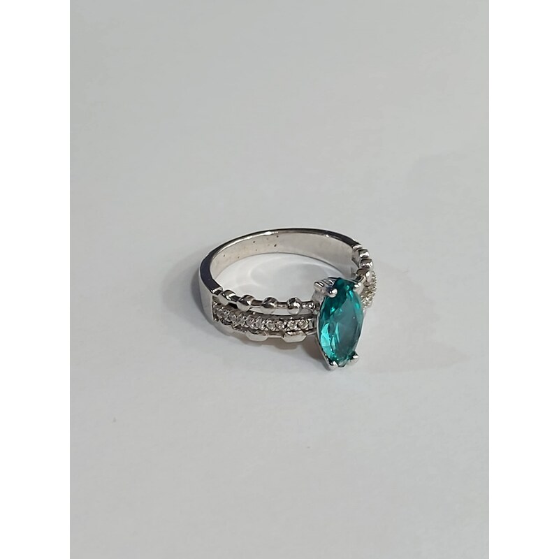 Anello Byblos jewels donna argento 925 con cristallo verde cod: 9773