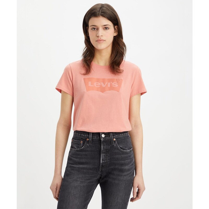Levi's T-Shirt The Perfect Tee Terra Cotta - Orange Donna