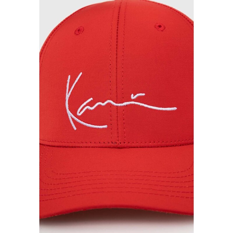 Karl Kani berretto da baseball colore rosso con applicazione