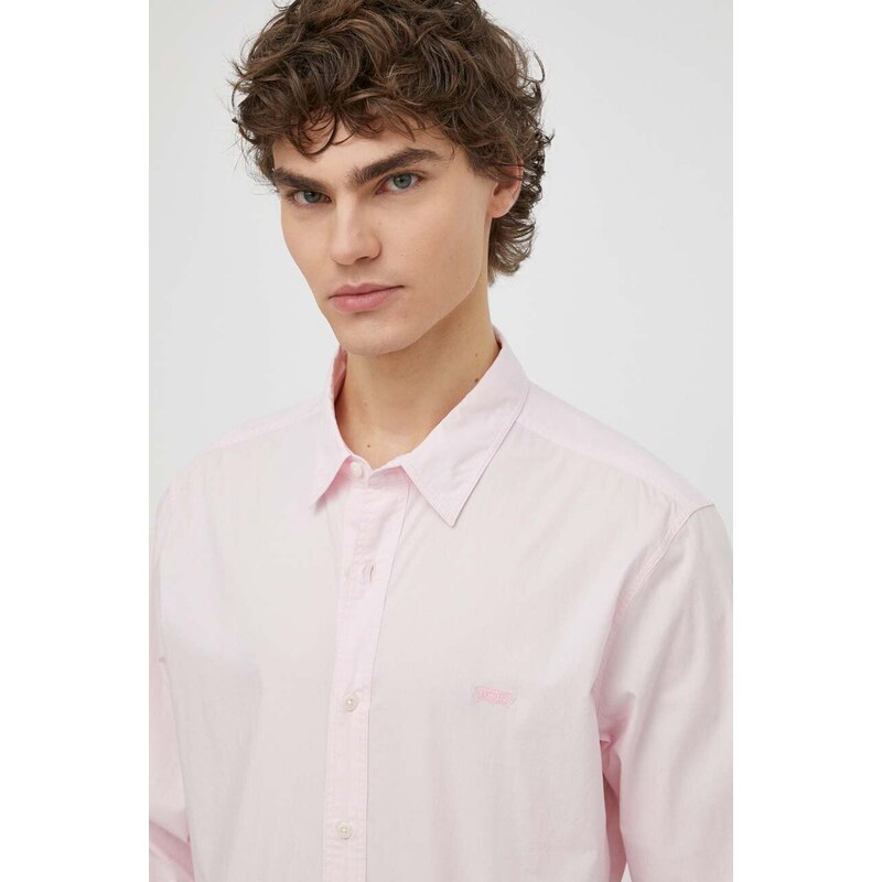 Levi's camicia uomo colore rosa