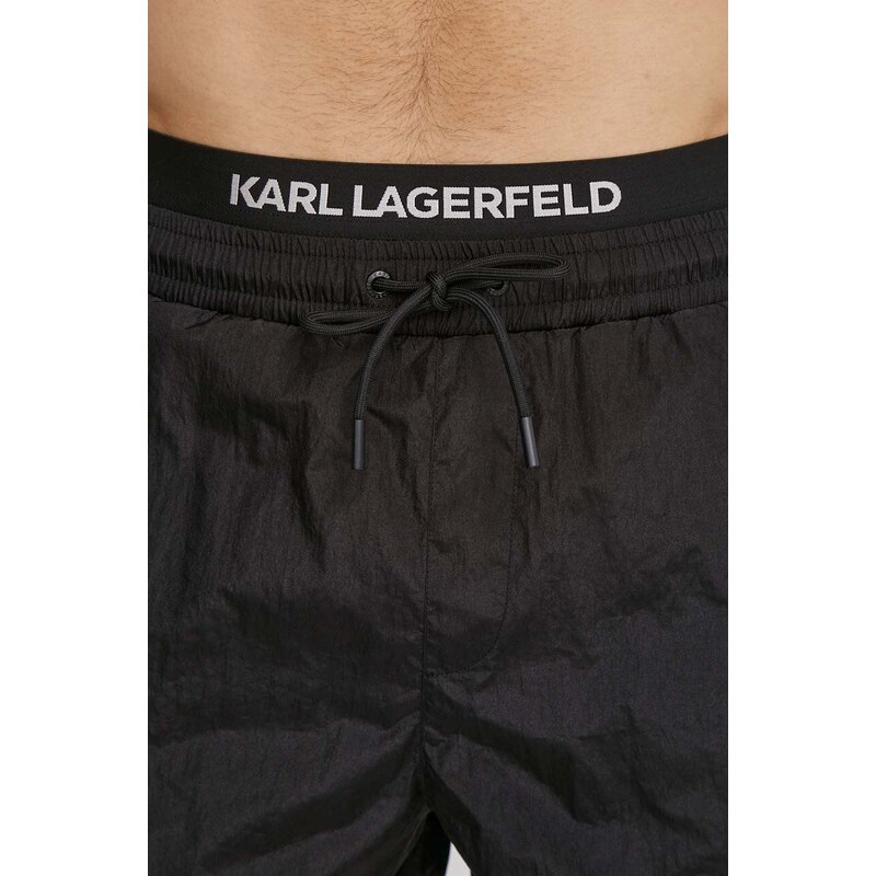 Karl Lagerfeld pantaloncini da bagno colore nero