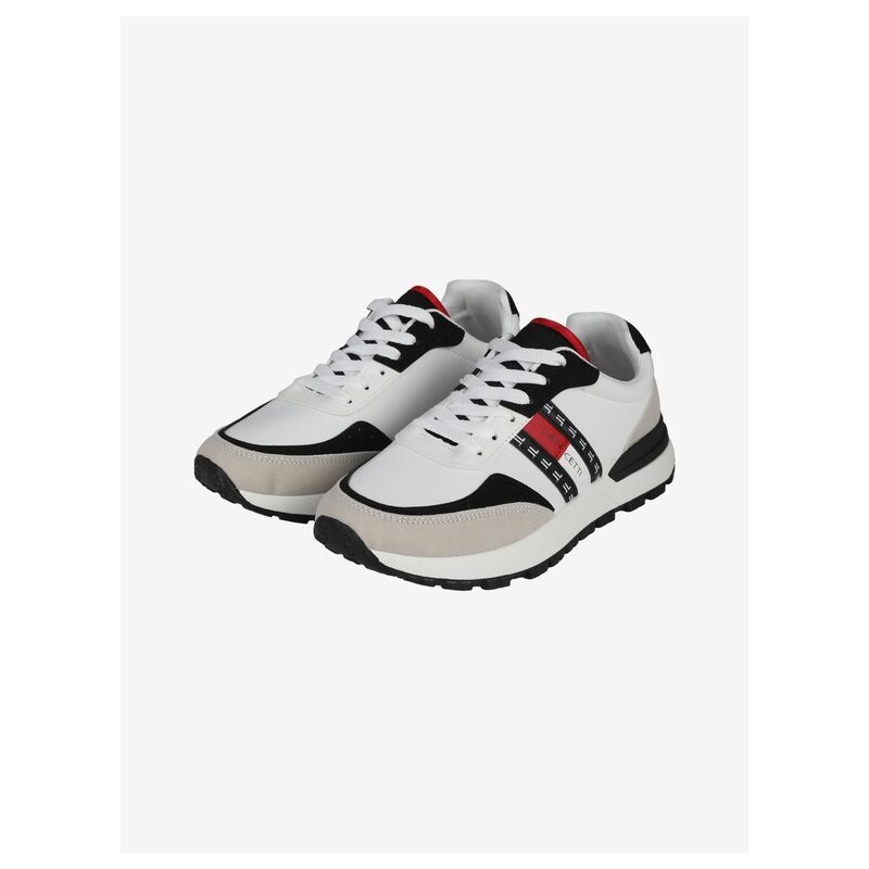 Lancetti Sneakers Stringate Da Uomo Bicolore Basse Nero Taglia 40