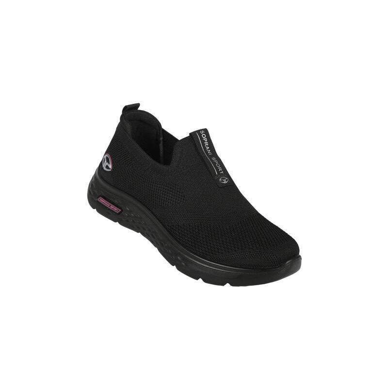 Solo Soprani Combo Sneakers Donna Comfort Slip On Basse Nero Taglia 36
