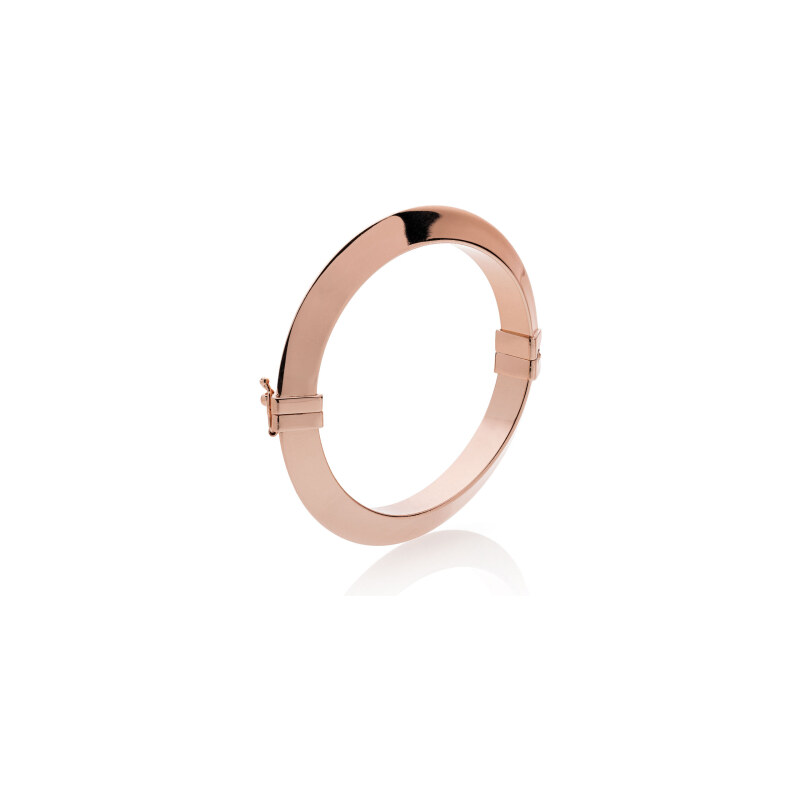 Tuscany Silver Orecchini Creola A Tubo Triangolare Graduato - Argento Sterling 925 Riciclato - Placcato Rodio - Donna