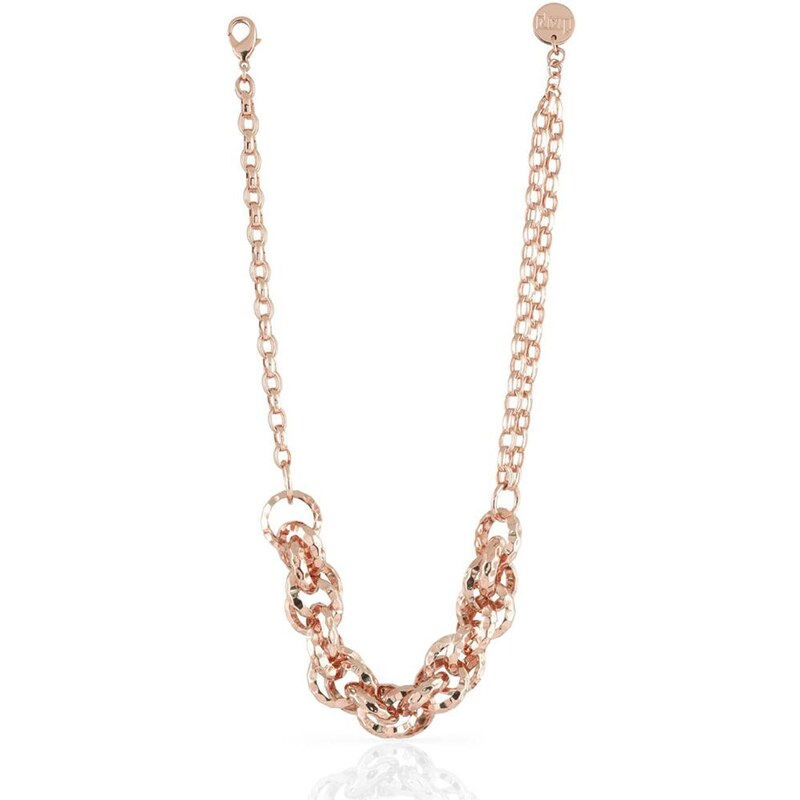 EUEAVAN Collana con ciondolo a triangolo invertito con croce di Ankh e croce egiziana, amuleto in acciaio inossidabile, girocollo