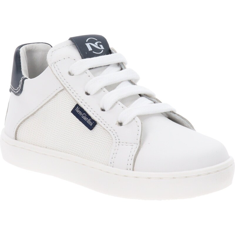 NeroGiardini Sneakers Bambini in Pelle Bianco