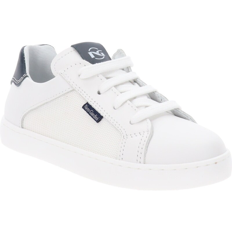 NeroGiardini Sneakers Bambini in Pelle Bianco