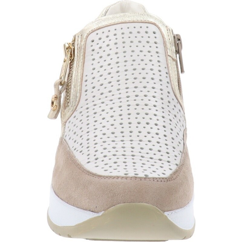 Cinzia Soft Sneakers Donna in Pelle Bianco
