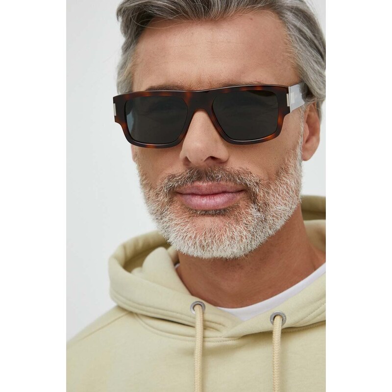 Saint Laurent occhiali da sole uomo colore marrone SL 659