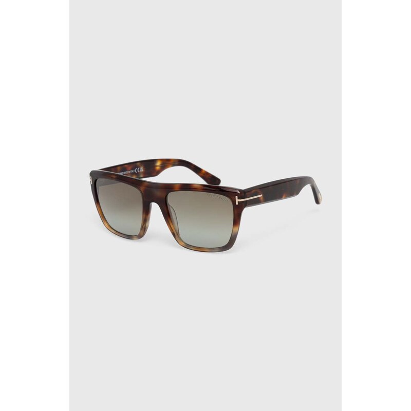 Tom Ford occhiali da sole uomo colore marrone FT1077_5555G