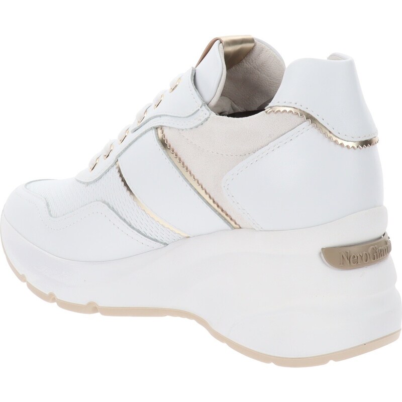 NeroGiardini Sneakers Donna in Pelle Bianco