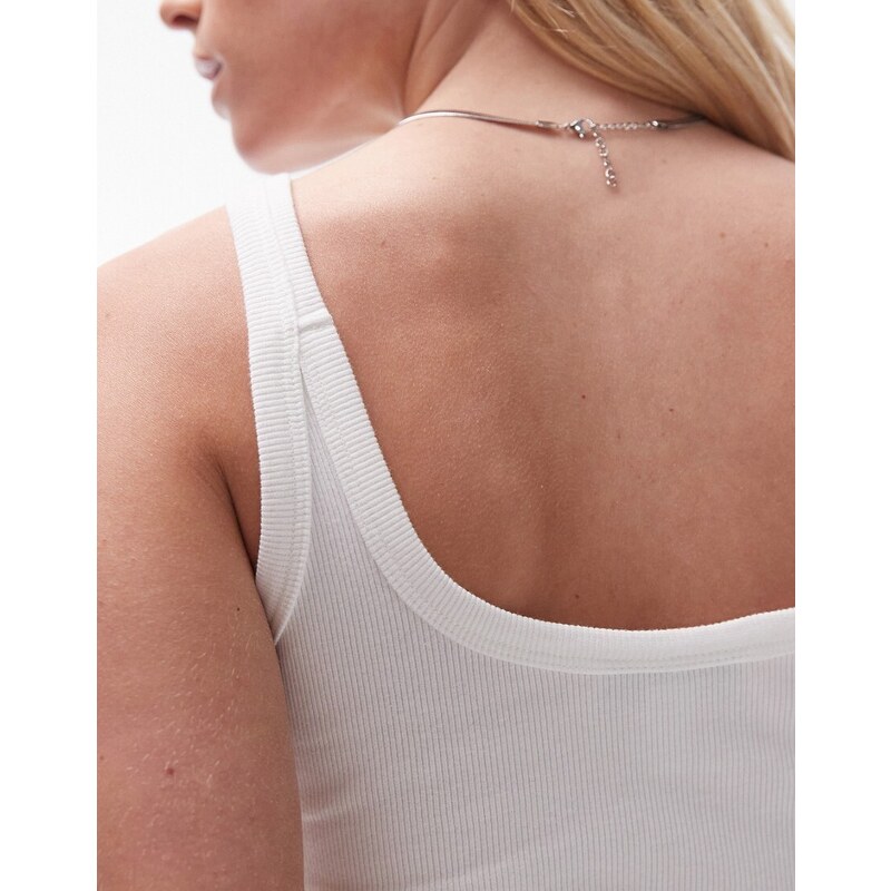 Canotta Donna Lena Mewa – Viscosa Seta Termoattiva Con Pizzo – Spalline Regolabili - 2