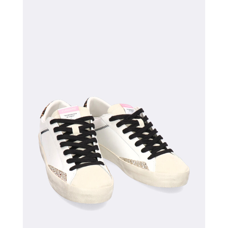 Crime London Sneakers Bianche