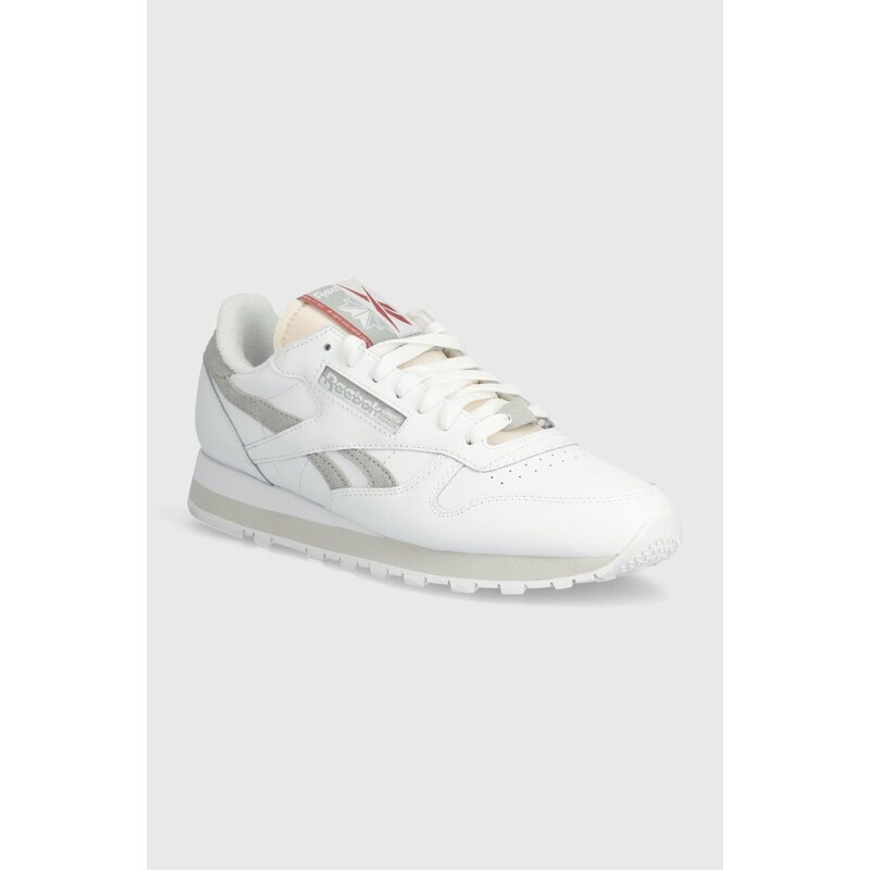 Reebok Classic sneakers in pelle Classic Leather colore bianco 100074346