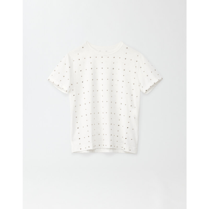 Fabiana Filippi T-shirt in jersey, bianco