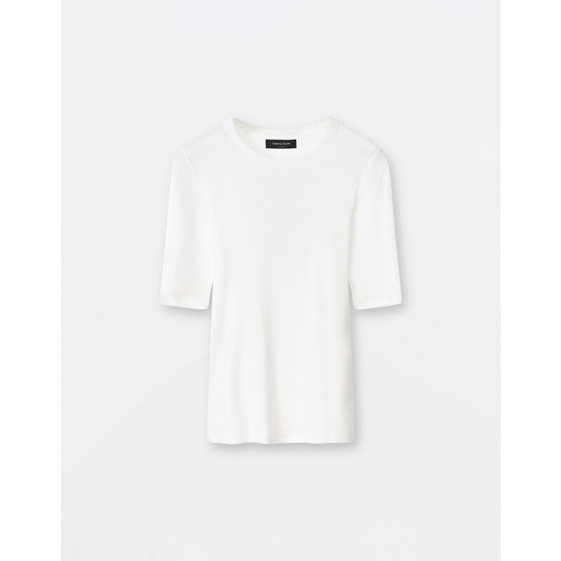 Fabiana Filippi T-shirt in jersey di viscosa, bianco