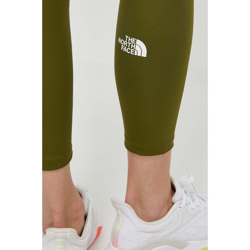 The North Face leggins sportivi Flex donna colore verde NF0A87JQPIB1