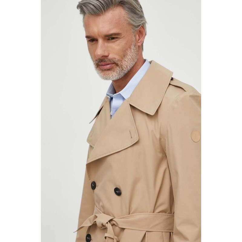 Save The Duck trench uomo colore beige