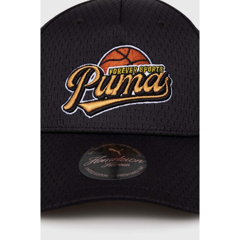 Puma berretto da baseball Hometown Heroes colore nero con applicazione 025143