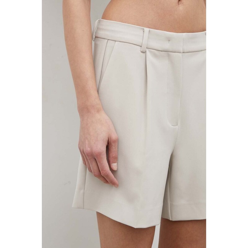Bruuns Bazaar pantaloncini BrassicaBBWinnas shorts donna colore beige BBW3808