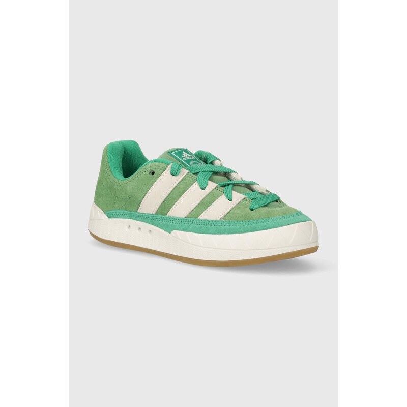 adidas Originals sneakers in camoscio Adimatic colore verde ID8267