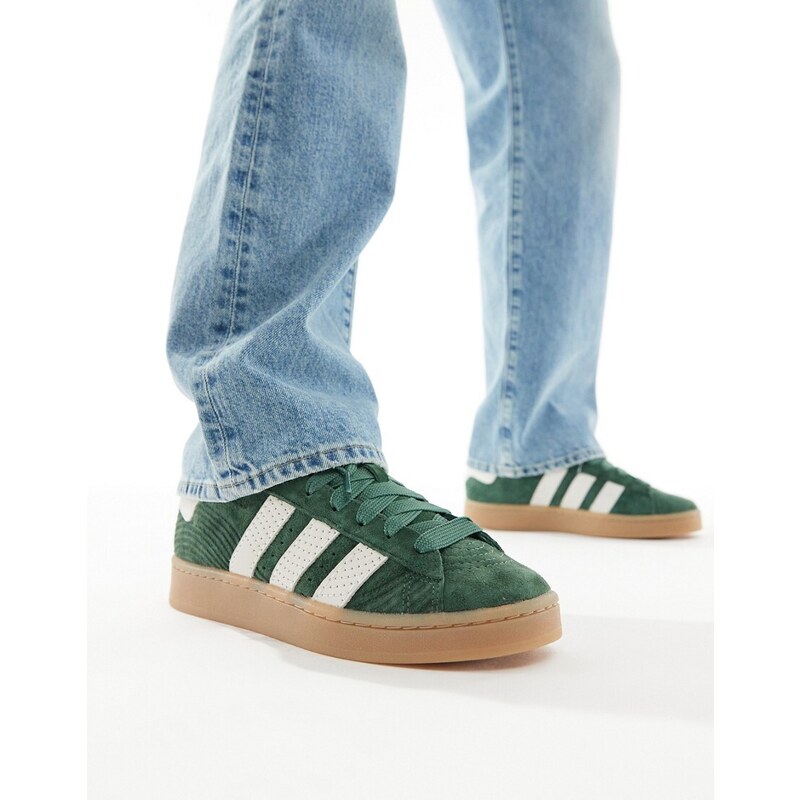 adidas Originals - Campus 00 - Sneakers verdi e bianco sporco-Multicolore