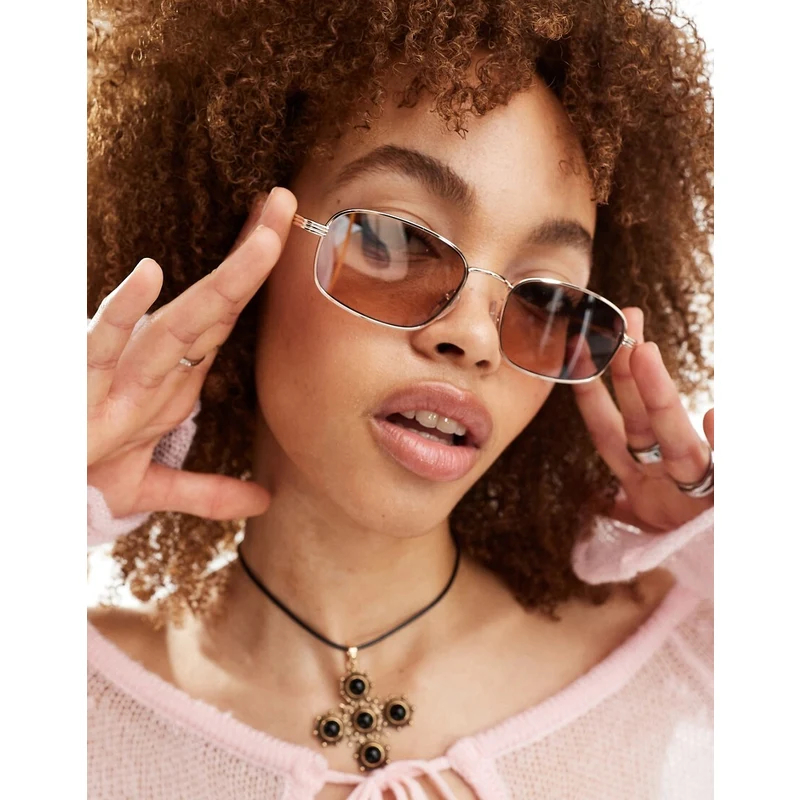 DKNY - Occhiali Da Sole Aviatore Tortora | ASOS - Foto 4