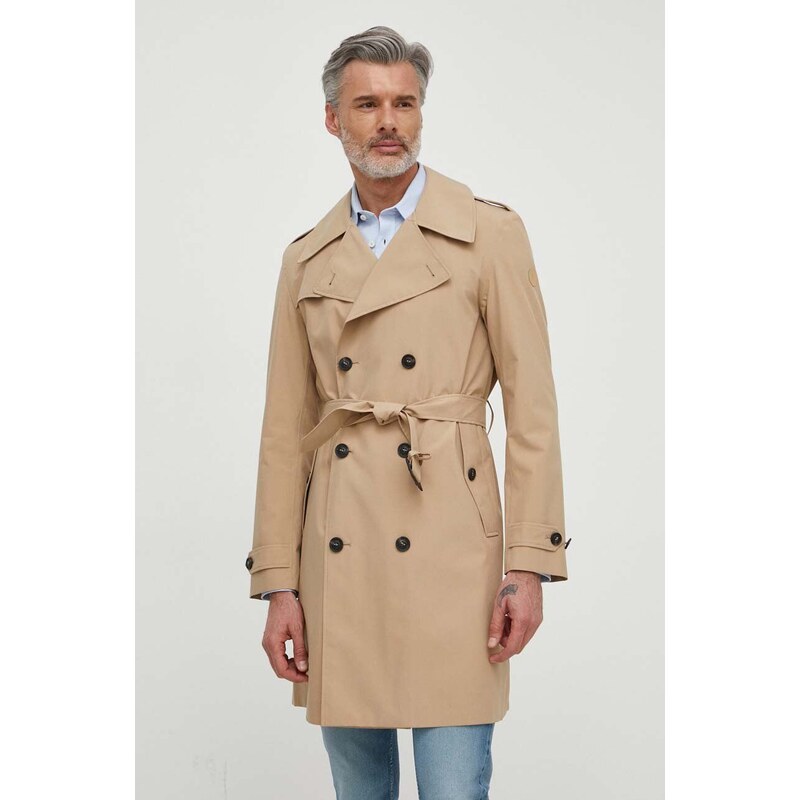 Save The Duck trench uomo colore beige