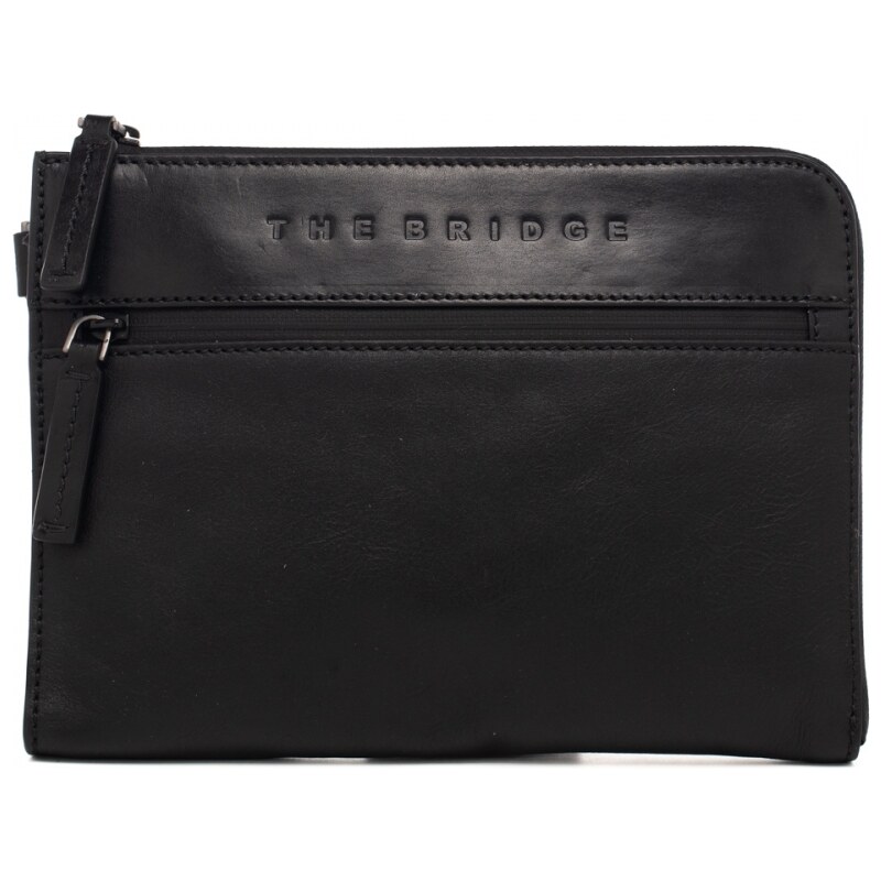 Cult Pochette Da Donna In Similpelle Nera Con Polsino E Chiusura Zip – Accessorio Serale Elegante