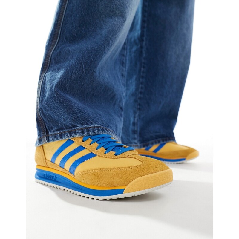 adidas Originals - SL 72 RS - Sneakers gialle e blu-Multicolore