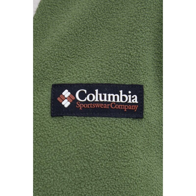 Columbia felpa da sport Back Bowl uomo colore verde 1890764