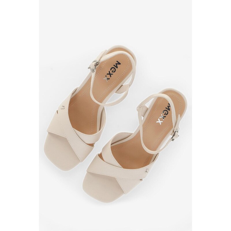 Mexx sandali in camoscio Nalina colore beige MITY1602441W