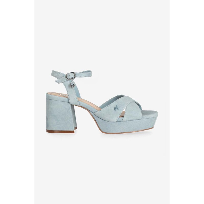 Mexx sandali in camoscio Nalina colore blu MITY1602441W