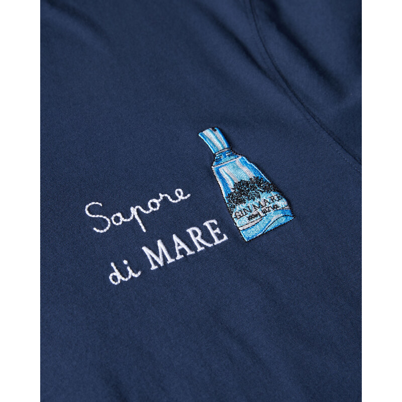 Mc2 Saint Barth Classic T-Shirt Blu Sapore Di Gin