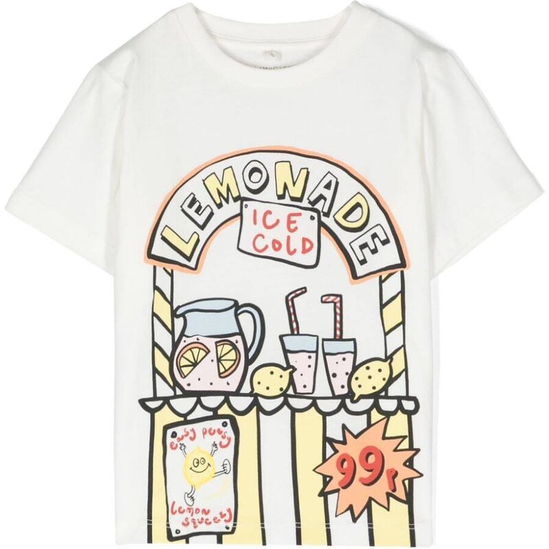 STELLA MCCARTNEY KIDS T-shirt bianca Lemonade Stand