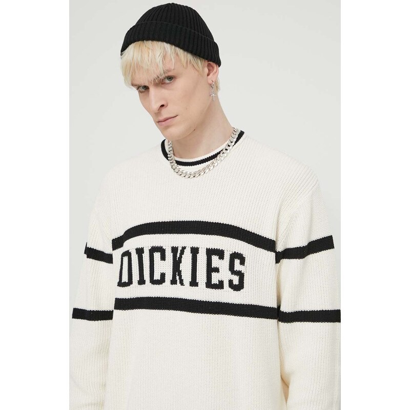 Dickies maglione in cotone MELVERN colore beige DK0A4YMC