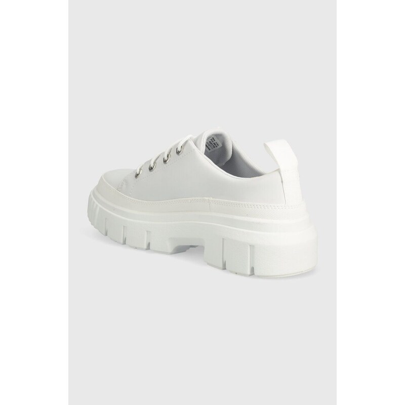 Timberland scarpe in pelle Greyfield donna colore bianco TB0A64CMEM21