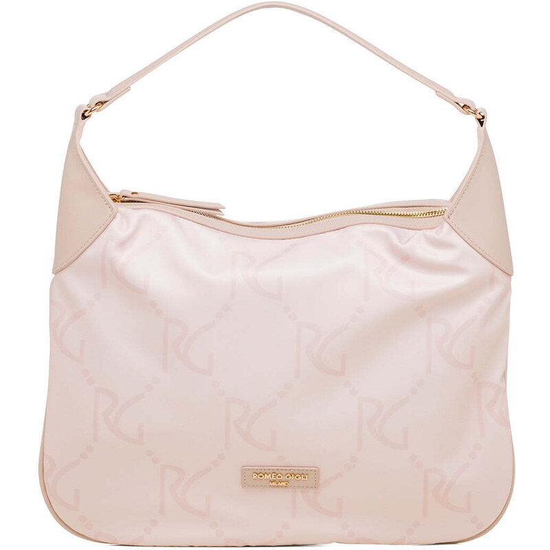 Borsa A Tracolla Donna Dasein In Pelle Vegana Monogramma - Large Blu Chiaro Con Pochette Abbinata, Per Lavoro E Shopping