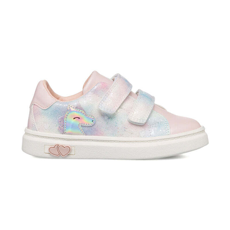 Sneakers rosa con dettagli multicolore e unicorno Le Scarpe di Alice