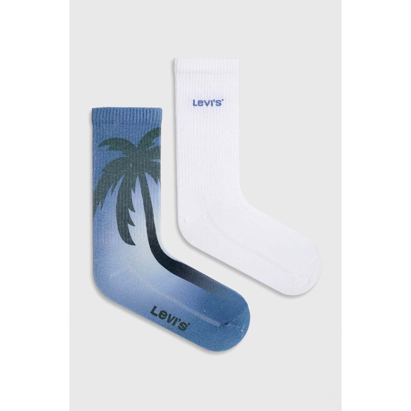 Levi's calzini pacco da 2 colore blu
