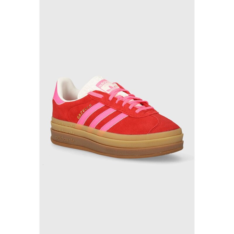 adidas Originals sneakers in camoscio Gazelle Bold W colore rosso IH7496