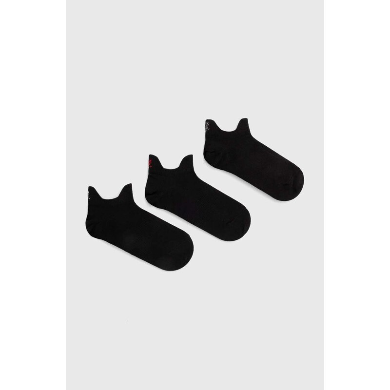 Gramicci calzini Basic Sneaker Socks 3-pack pacco da 3 uomo colore nero SX.M02