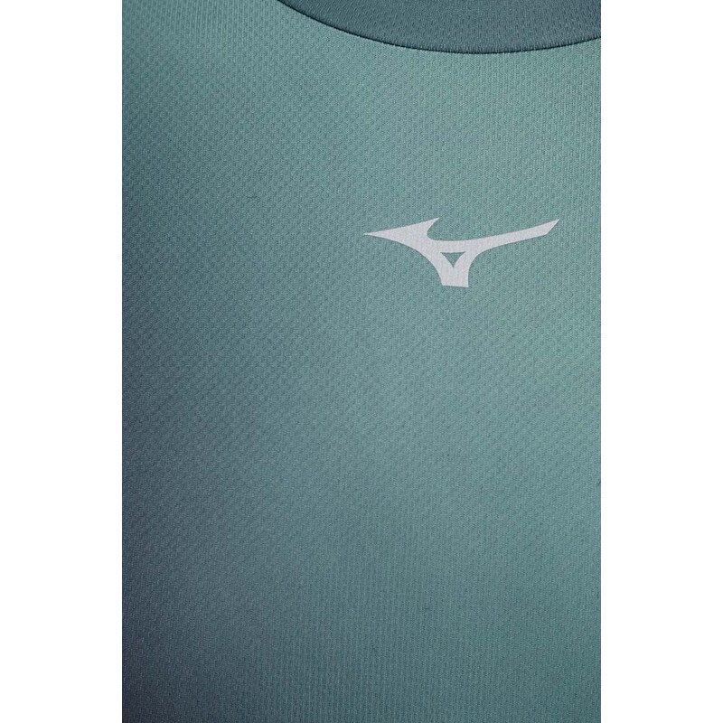 Mizuno maglietta da corsa Core Graphic colore turchese J2GAB010