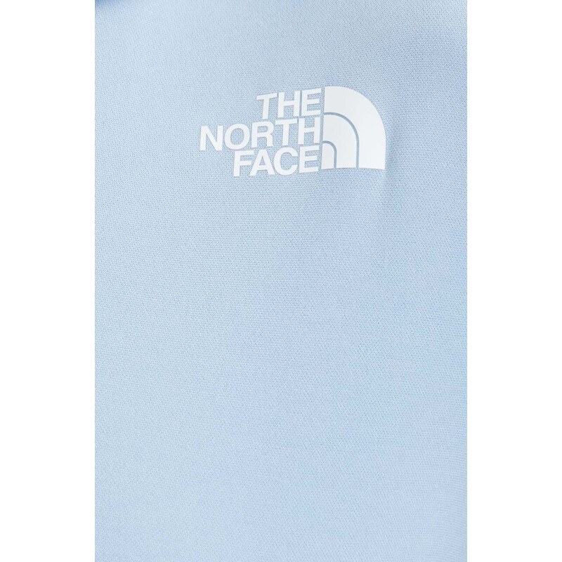 The North Face felpa da sport Reaxion colore blu con cappuccio NF0A7ZAAQEO1