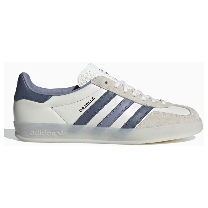 adidas Originals Sneaker Gazelle Indoor bianca/blu